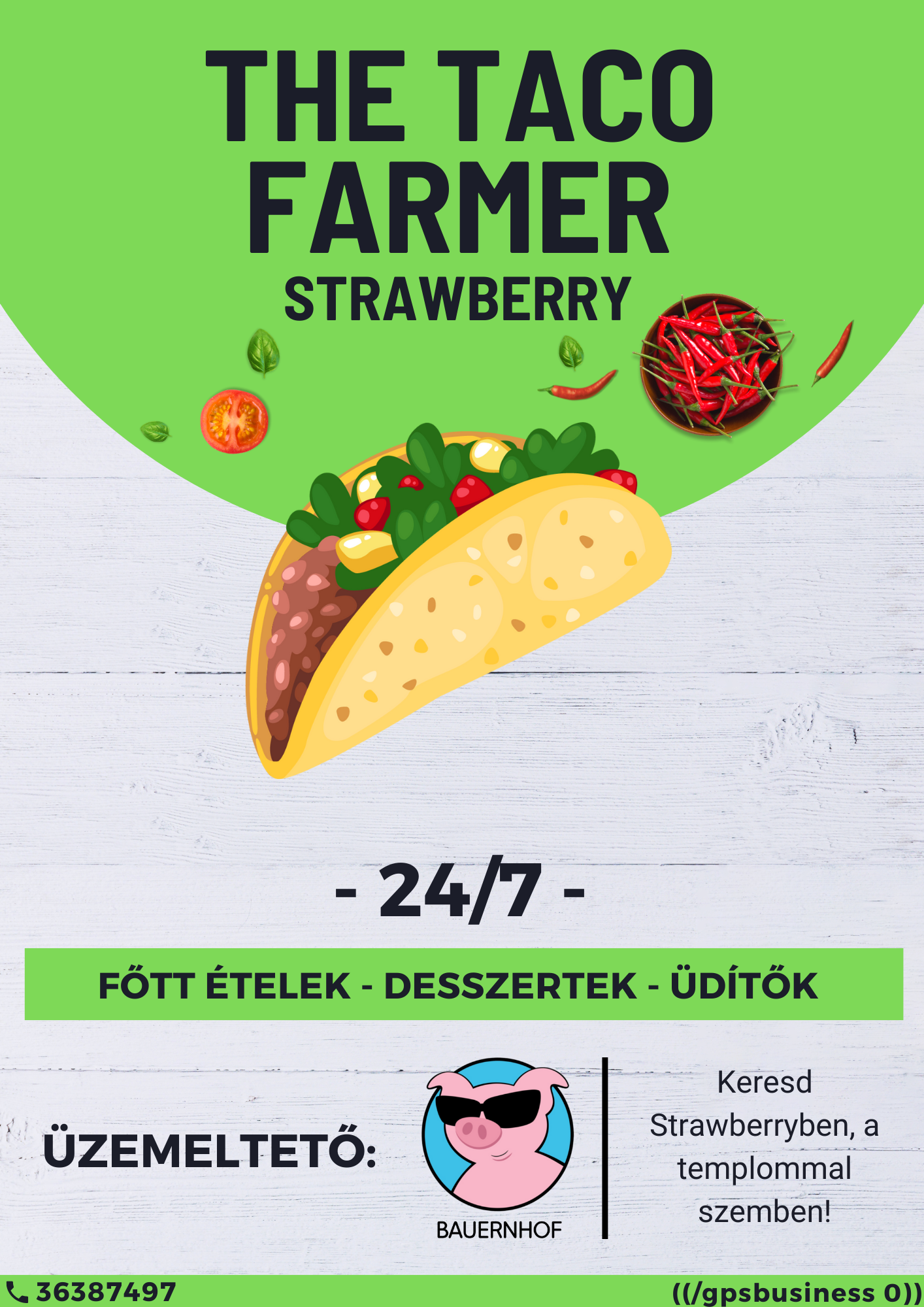 The Taco Farmer - Plakát